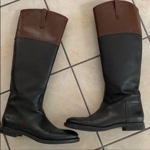 Enzo Angiolini Brown & Black sLeather Boots